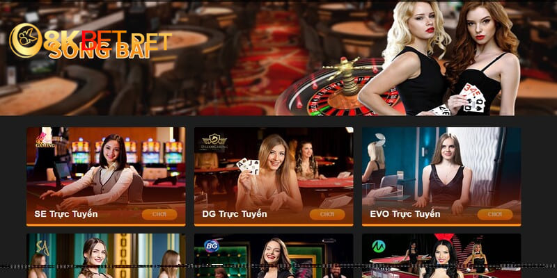 Đôi nét về sảnh chơi nổi tiếng live casino 8Kbet