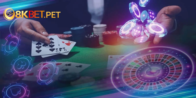 Live casino 8Kbet cung cấp hàng loạt game siêu hot